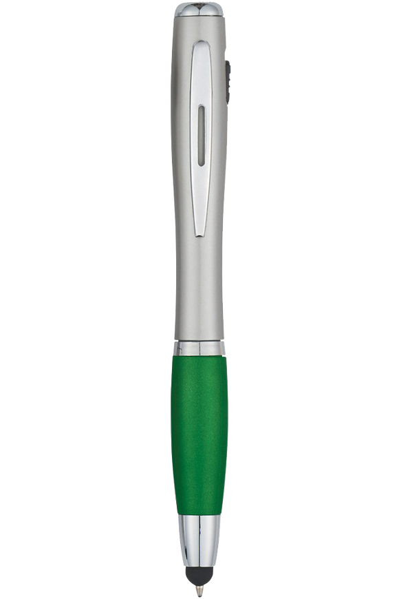 Customized Trio Stylus Pen with LED Light