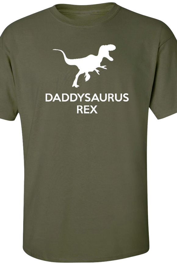 Daddysaurus Rex Adult T Shirt