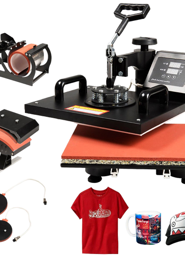 GHP 5 in 1 Heating thermocouple Heat Press Machine Digital Transfer Sublimation