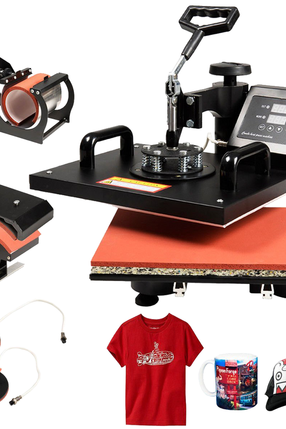 GHP 5 in 1 Heating thermocouple Heat Press Machine Digital Transfer Sublimation