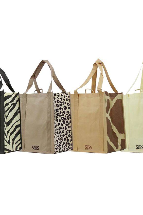 Graphic Pattern Prints Reinforced Bags