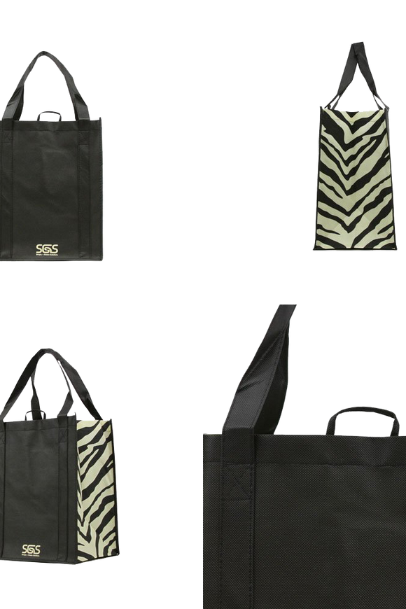 Graphic Pattern Prints Reinforced Bags