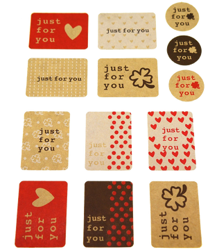 Just for You Sticker for Gift Wrapping 130 Stickers Great for Card making  Home Baking