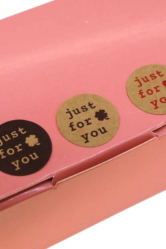 Just for You Sticker for Gift Wrapping 130 Stickers Great for Card making  Home Baking