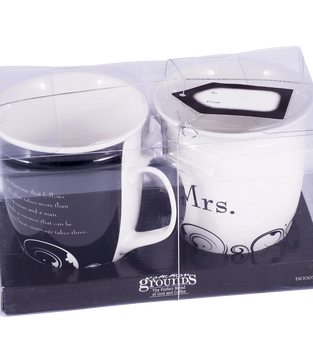 Mr. and Mrs. Christian Coffee Mug Set
