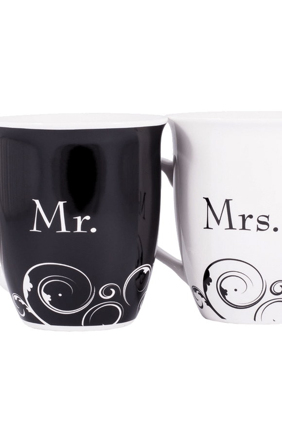 Mr. and Mrs. Christian Coffee Mug Set